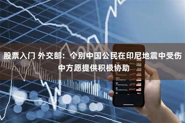 股票入门 外交部：个别中国公民在印尼地震中受伤 中方愿提供积极协助